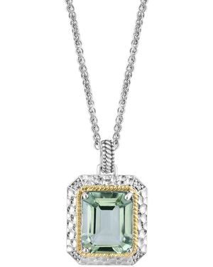 Effy Fine Jewelry 5.32 Ct. Tw. Diamond & Amethyst Necklace - Metallic