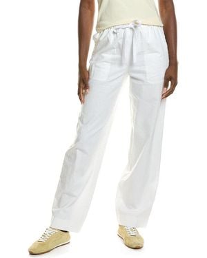 Vince Tie-Front Pull-On Pant - White