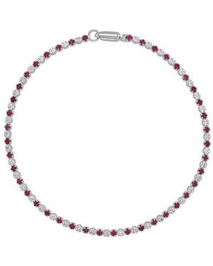 Sabrina Designs 14K 2.02 Ct. Tw. Diamondruby Bracelet - Metallic