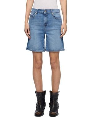 7 For All Mankind Boy Shorts Athens Short - Blue