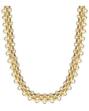 Glaze Jewelry Plated Necklace - Metallic