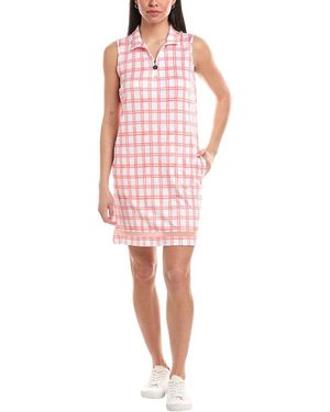 Stella Parker 1/4-Zip Short Dress - Pink