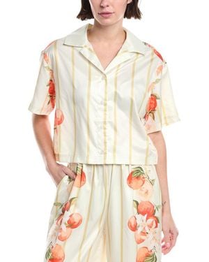 La Porte Ruby Boxy Shirt - White