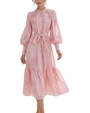 Emma way Midi Dress - Pink