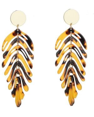 Eye Candy LA Lindsay Drop Earrings - Metallic