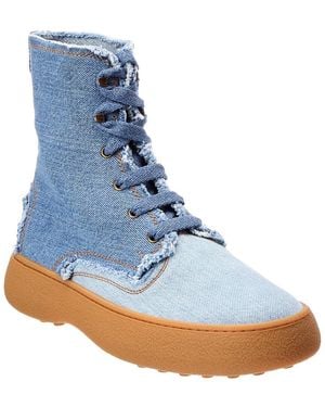 Tod's Denim Boot - Blue