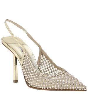 Le Silla Gilda Leather Slingback Pump - Metallic
