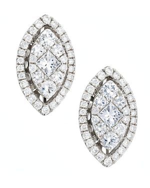 Diamond Select Cuts 14K 1.02 Ct. Tw. Diamond Stud Earrings - Metallic