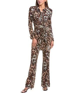 Diane von Furstenberg Michelle Jumpsuit - Brown