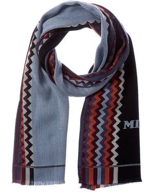 Missoni Wool Scarf - Blue