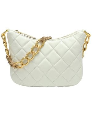 Tiffany & Fred Paris Tiffany And Fred Paris Quilted Leather Shoulder Bag - White