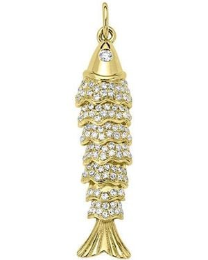 Sabrina Designs 14K 0.34 Ct. Tw. Diamond Charm Pendant - Metallic