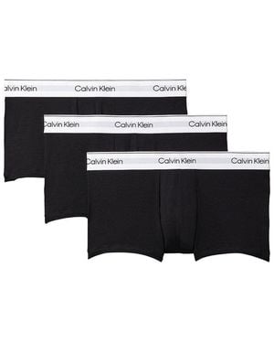 Calvin Klein Low Rise Trunk 3-Pack - Black