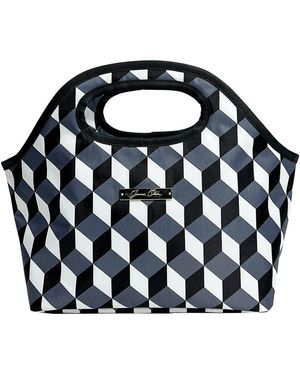 Jenni Chan Wide Top Lunch Tote - Blue