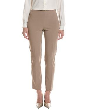 Anne Klein Solid Hollywood Pant - Natural