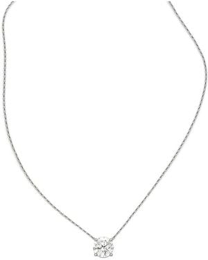 Prince Diamond & Jewelry 14K 2.50 Ct. Tw. Lab-Grown Diamond Solitaire Pendant - Natural
