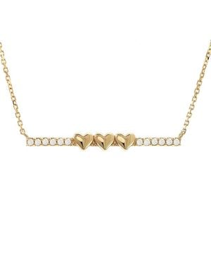 Diamond Select Cuts 0.07 Ct. Tw. Diamond 14K Necklace - Metallic