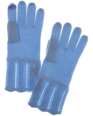 Sofiacashmere Sofiacashmere Cashmere Gloves - Blue