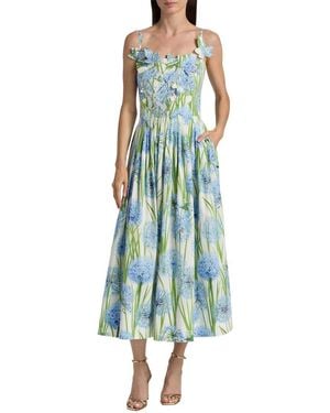 MIRA RICHI Midi Dress - Blue