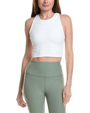 Beyond Yoga Refocus Ribbed Cropped Tank - Green