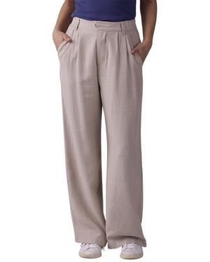 The Normal Brand Leukos Linen-Blend Trouser - Gray