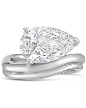 Diana M. Jewels Diana M. Platinum 10.00 Ct. Tw. Solitaire Ring - White