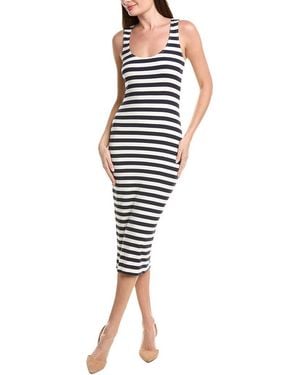 L'Agence Ivanna Midi Tank Dress - Blue