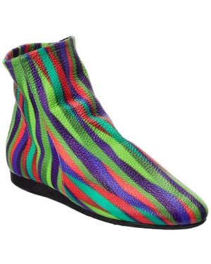 Arche Lamloo Leather Bootie - Green