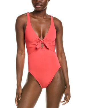 Robin Piccone Ava Knot One-Piece - Red