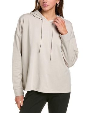 Eileen Fisher Boxy Hoodie - Natural