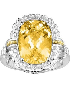 Phillip Gavriel 18K Over Cocktail Ring - White