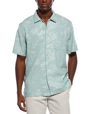 Tommy Bahama Coastal Ease Palm Visions Shirt - Blue