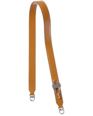 Givenchy Lock Leather Shoulder Strap - Brown