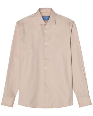 Robert Talbott Reynolds Double Twill Dress Shirt - Natural