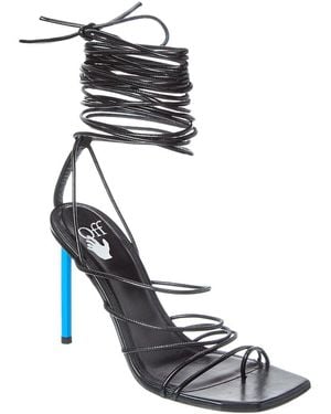 Off-White c/o Virgil Abloh High Allen Infra Leather Sandal - White