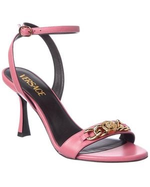 Versace Leather Sandal - Pink