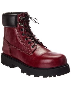 Givenchy Show Leather Boot - Red