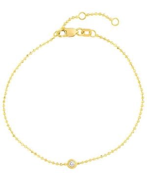HAWLEY ST 14K 0.03 Ct. Tw. Diamond Bracelet - Metallic