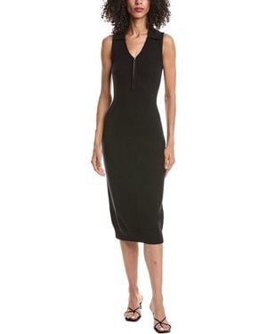 GUIZIO Calesia Midi Dress - Black