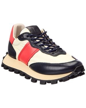 Tod's Canvas & Leather Sneaker - Blue