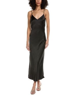 Generation Love Monica Satin Maxi Dress - Black