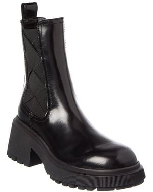Jimmy Choo Louri Leather Combat Boot - Black