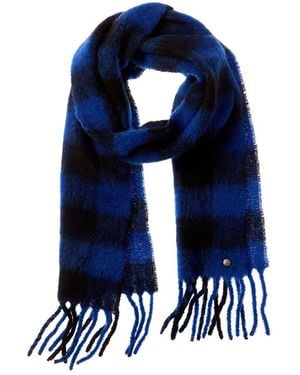 Rag & Bone Shire Buffalo Alpaca-Blend Scarf - Blue