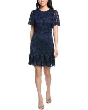 Sam Edelman Lace Mini Dress - Blue