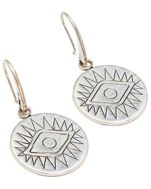 Johnny Was Evil Eye Dangle Earrings - Metallic