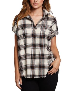 Chaser Brand Plaid Flannel Rhythm Shirt - Grey