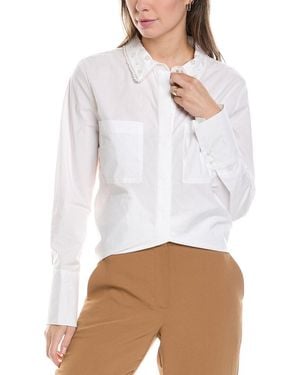 Ellen Tracy Tunic Shirt - White