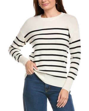 Kier + J Kier + J Wool & Cashmere-Blend Jumper - White