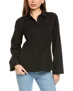 Chaser Brand Stretch Suiting Lauren Shirt - Black