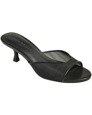 Yosi Samra Opal Mesh Heel - Black